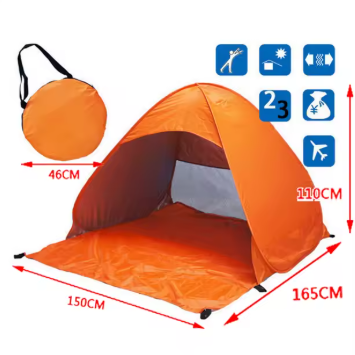 SunShield™ Pop-up Strandtent (UPF 50+)